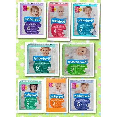 Bỉm, tã dán Babylove Premium Đức đủ size 1 - 6 (48 chiếc) cho bé từ 2 đến 32kg - Đức