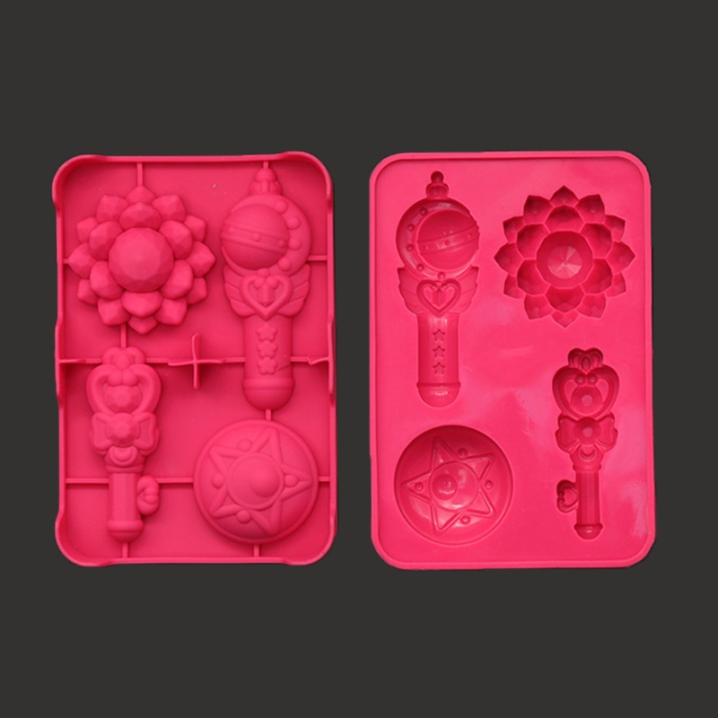 Sa Khuôn Silicon Làm Que Nhựa Resin Thủ Công DIY