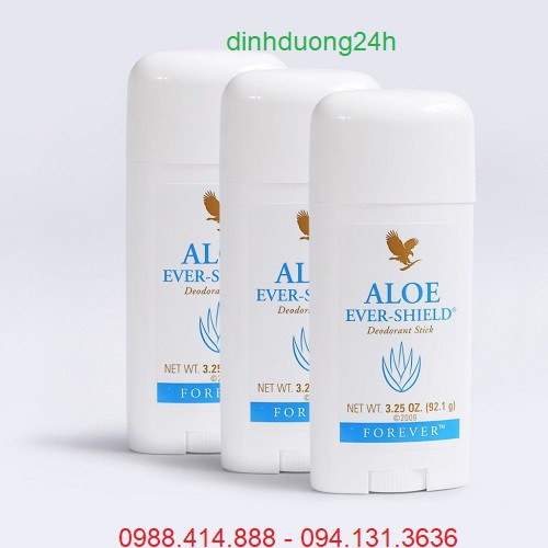 Lăn Khử Mùi Aloe Ever Shield- Lăn Khử Mùi Lô Hội 067FLP/ Khử Mùi Hiệu Quả Cả Ngày - Không Vàng Nách Áo