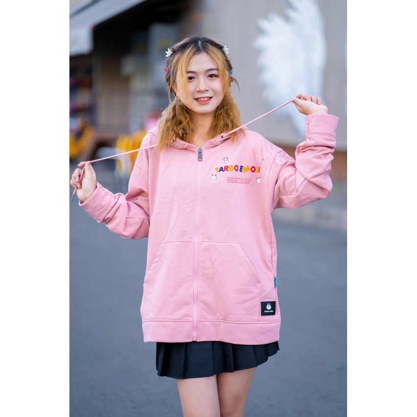▤ÁO KHOÁC TARBO.CLUB - HOODEI ZIP EMOJI NAM NỮ Nỉ CUA LOCAL BRAND
