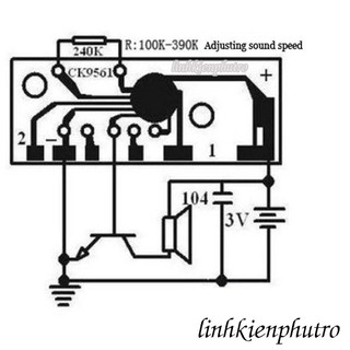 Combo 2 PCB Mạch Âm Thanh - IC Nhạc 4 Tiếng CK9561