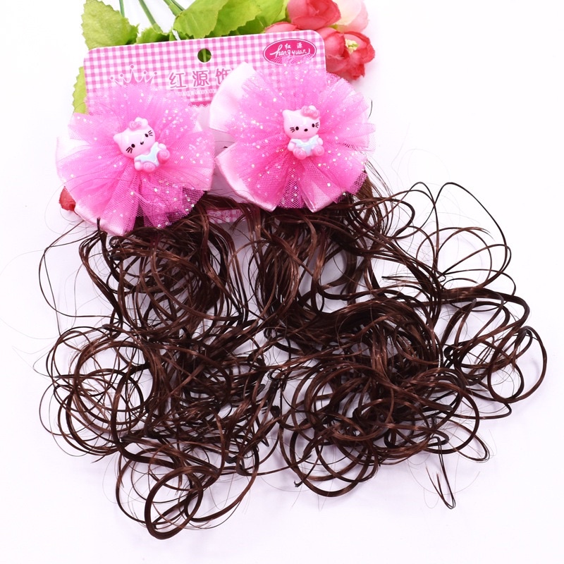 Sét 2 Kẹp tóc giả xinh xinh cho bé