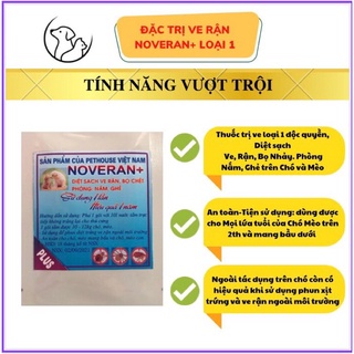 NOVERA + diệt ve, bọ chét 1 năm