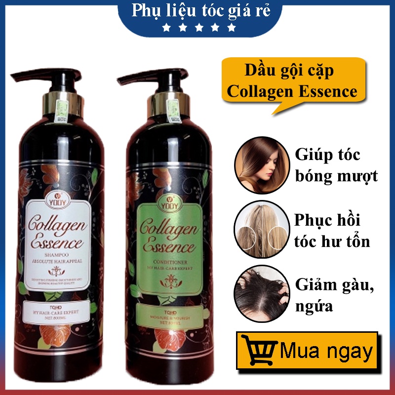 Dầu Gội Cặp Colagen Essence Yody Phục Hồi Và Kích Thích Mọc Tóc 800ML