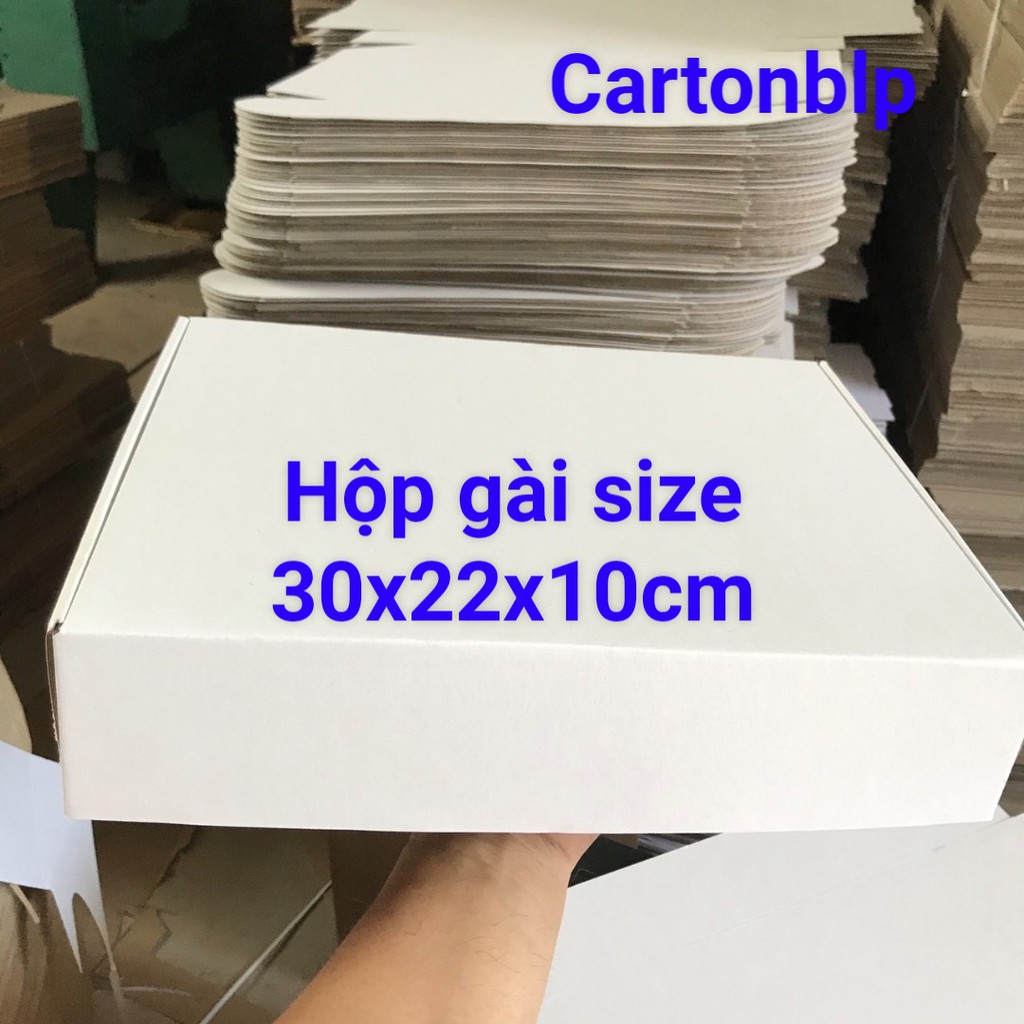 HỘP GÀI ĐỰNG QUẦN ÁO, PHỤ KIỆN SIZE 30X22X10CM BỘ 20 HỘP CARTON