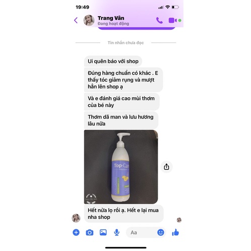 Cặp Dầu Gội Xả TOP CARE 970ML HÀNG CHÍNH HÃNG .