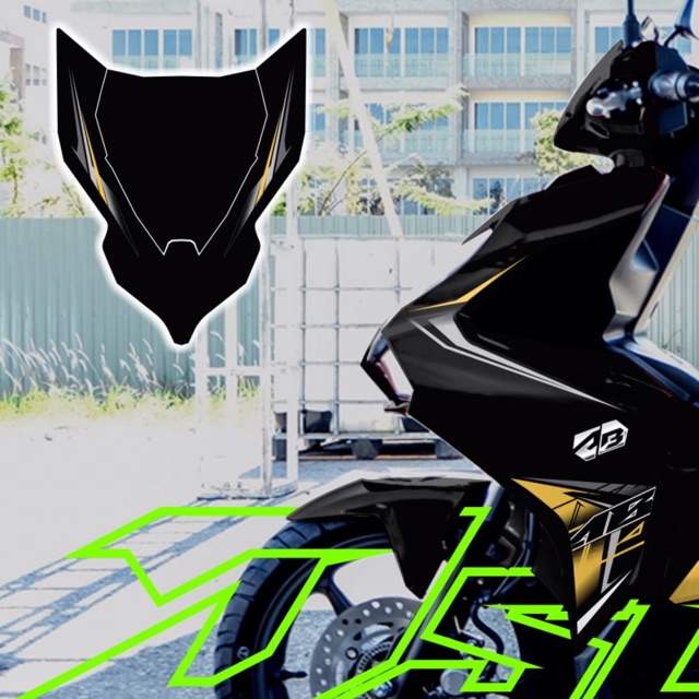 Tem AB AirBlade 2020 rời đen vàng đồng mẫu mới