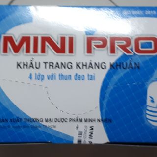 KHẨU TRANG 4 LỚP MINIPRO - 50 CÁI