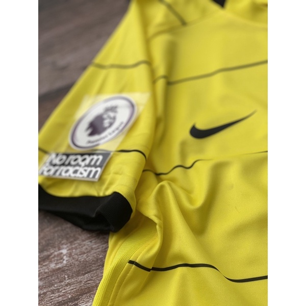 Set bộ quần áo bóng đá vải thái mịn clb chelsea màu vàng 2021 2022