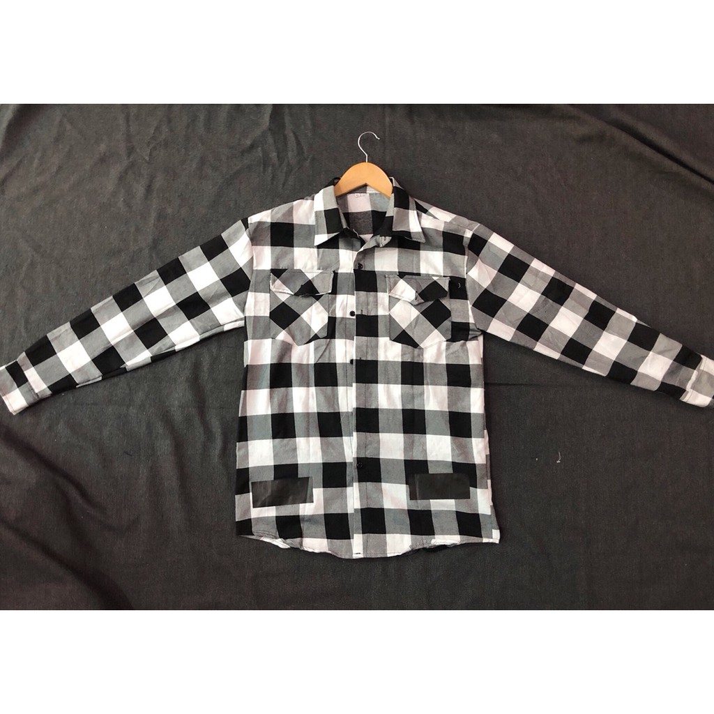 [ MUA 2 GIẢM 30% ] ÁO SƠ MI FLANNEL IN OFF FORM UNISEX