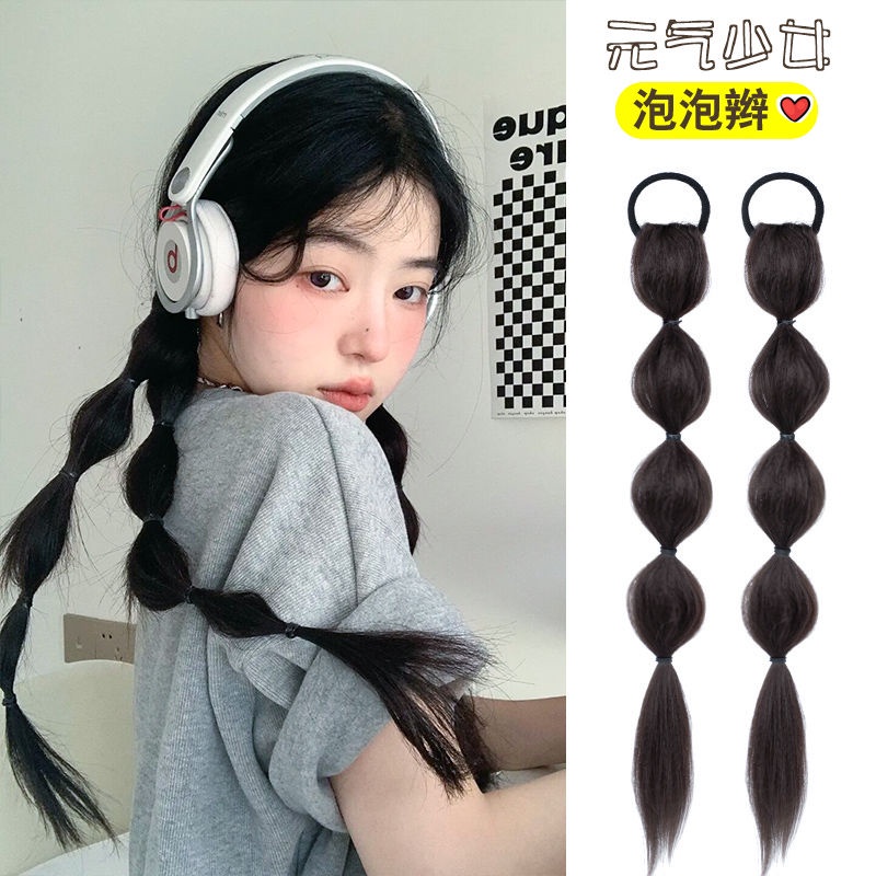 Tóc Giả Thắt Bím Đuôi Ngựa Cho Nữ
