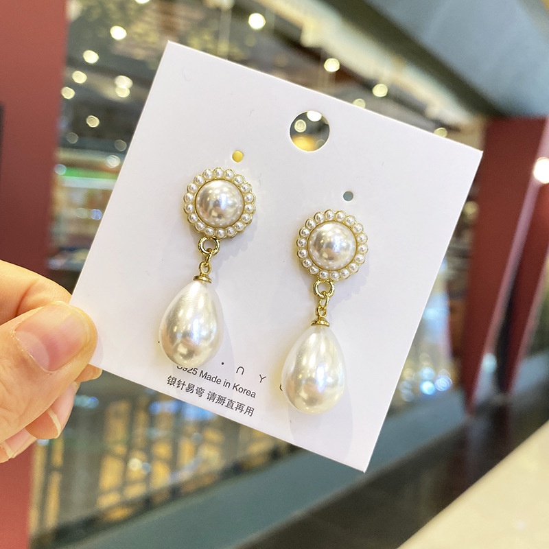 Set 50 Bông Tai Mạ Bạc 925 Đính Ngọc Trai Sang Trọng