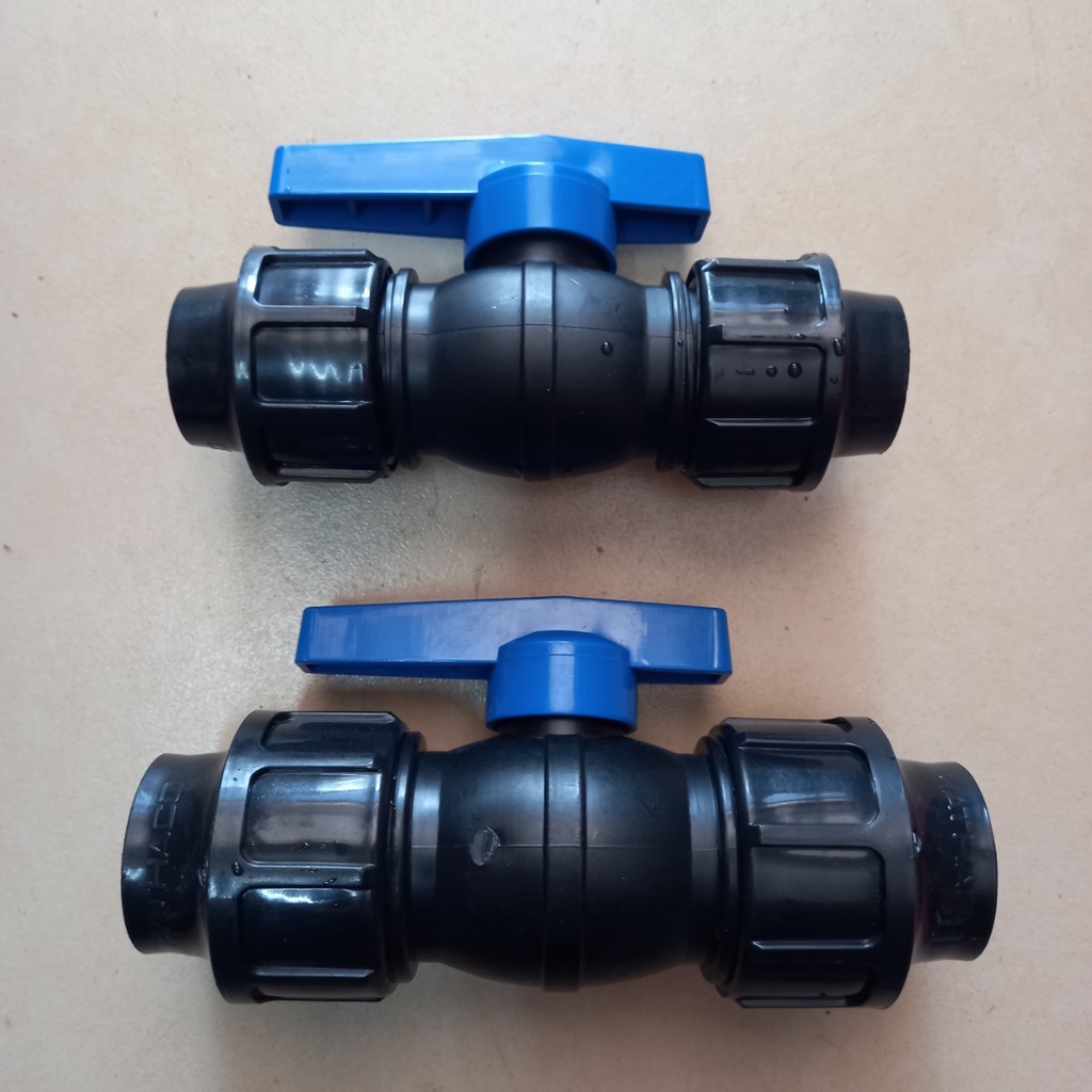 Van Khóa HPDE phi 20,25 Nối Nhanh Ống Nước Sạch, Ống Đen HPDE, PPR 20, 25