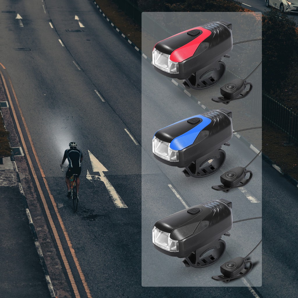Đèn Led West Biking Gắn Xe Đạp Kháng Nước Sạc Cổng Usb Có Chuông 120db