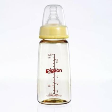 Bình sữa cổ hẹp PPSU Pigeon 160ml