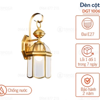 Đèn ốp tường, đèn treo tường trang trí ngoài trời bằng Đồng DGT 1006 + Tặng kèm bóng led