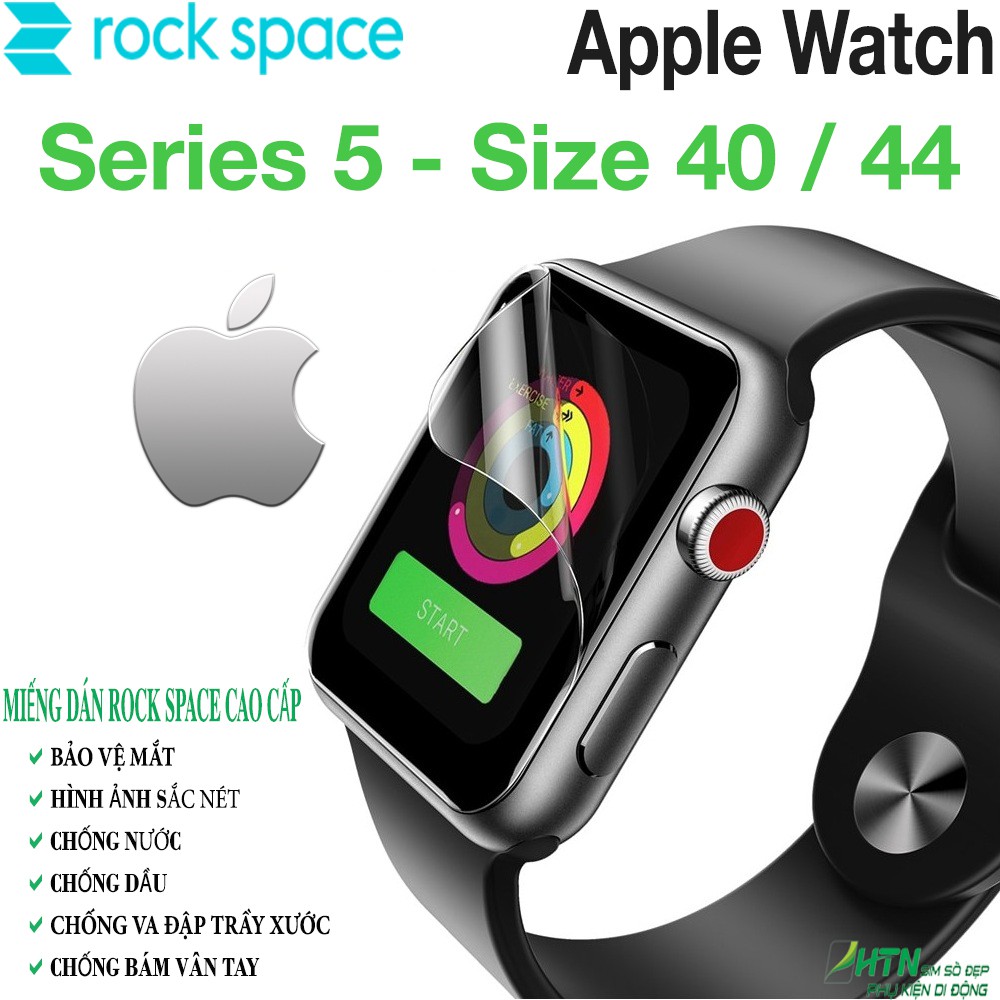 Combo 6 Miếng dán PPF Apple Watch series 5 size 40/ 44mm cao cấp rock space dán full màn hình đồng hồ thông minh...