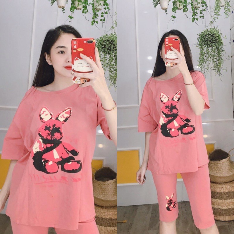 [ THUN COTTON ] Đồ bộ nữ thỏ xịn xò