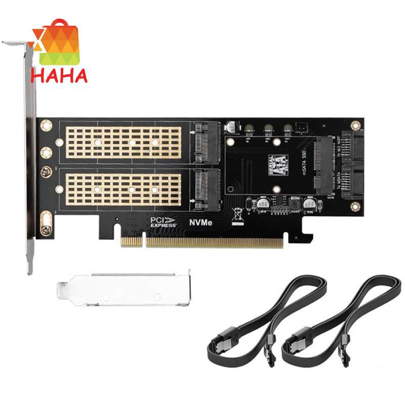 Bộ Chuyển Đổi Ngff Và Msata Ssd 3 Trong 1 M.2 + 2 Cáp Sata