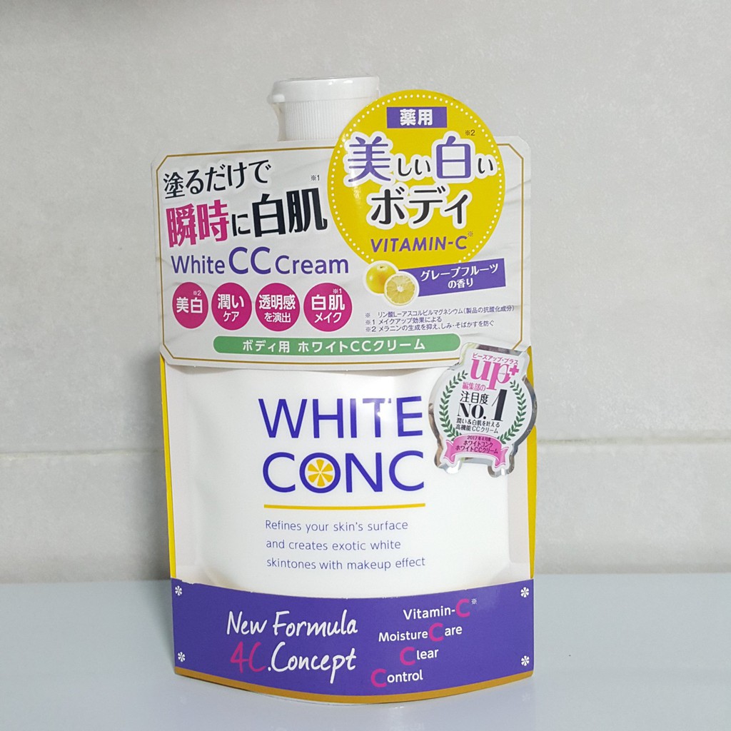 Kem Dưỡng Thể Trắng Da White Conc White CC Cream 200g