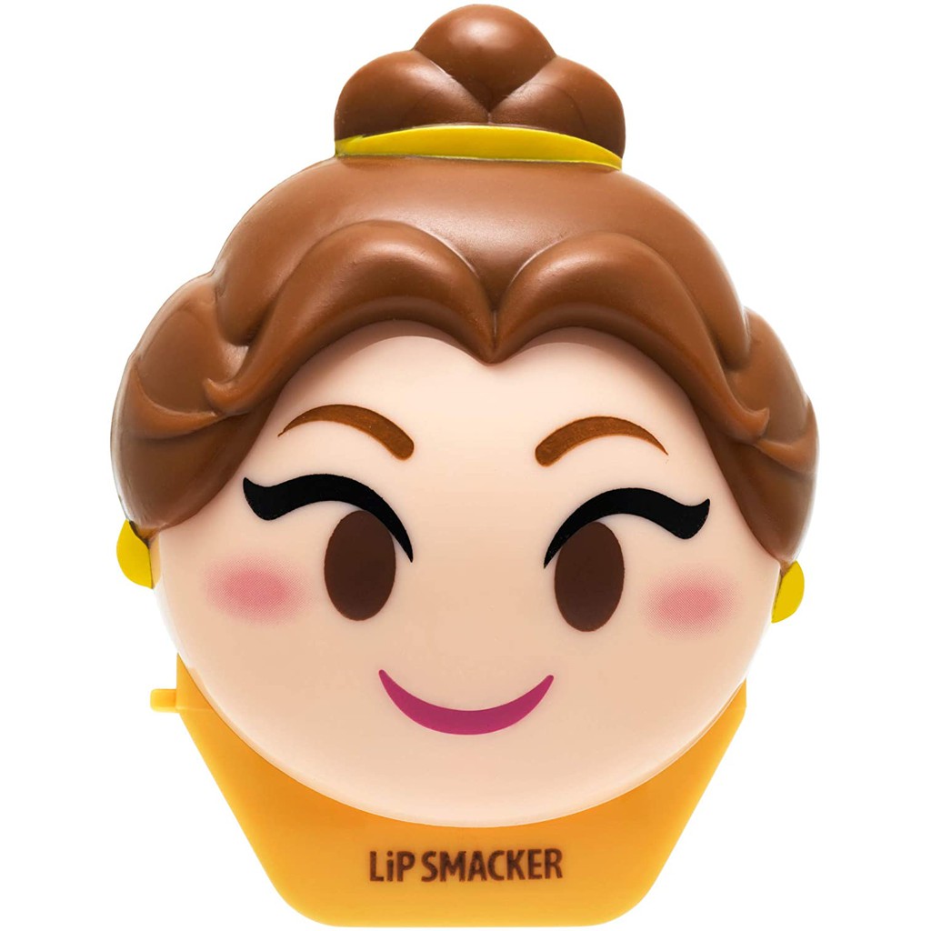 [HCM] Son dưỡng môi thỏi cây Lip Smacker Disney Emoji Lip Balm, Belle Last Rose Petal lipsticks