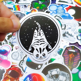 Combo Sticker trang trí chủ đề Vũ Trụ (Galactic)