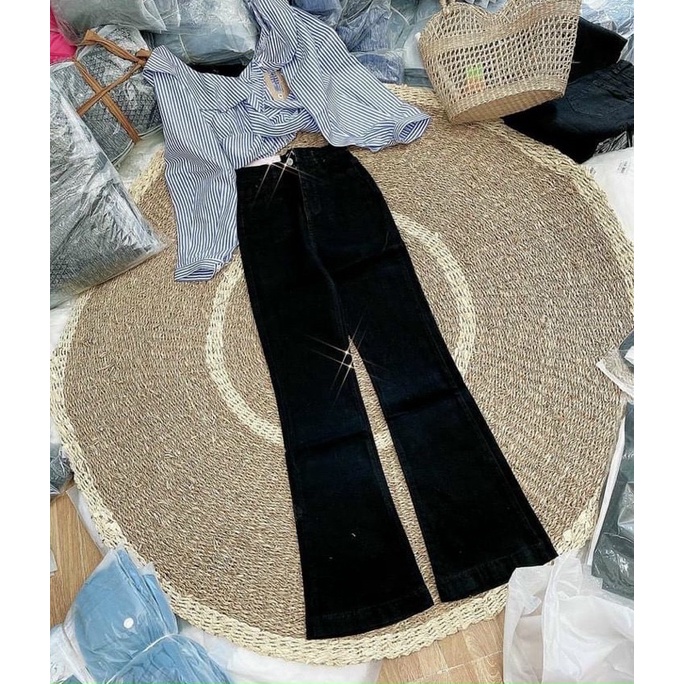 QUẦN JEAN NỮ ỐNG LOE CẠP CAO,CO GIÃN,GIÁNG DÀI | BigBuy360 - bigbuy360.vn