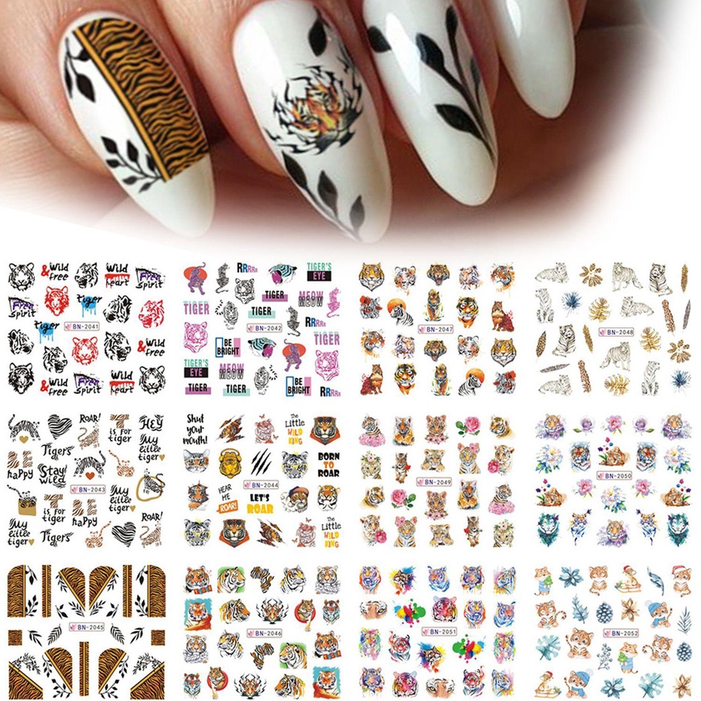 Miếng Dán Móng Tay Trong Suốt DIY Độc Đáo