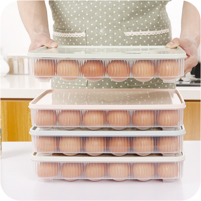 Hộp Đựng Trứng 24 Ngăn Bảo Quản Trong Tủ Lạnh