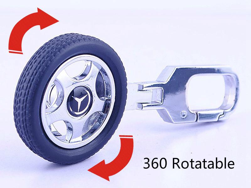 Móc khóa hình bánh xe sáng tạo chất lượng