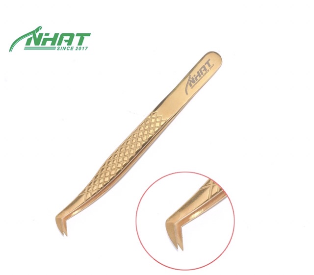 Nhíp mi gắp mi tơ classic tạo fan volume skinnail gắp mi hoa hồng đen mi chùm làm fan sẵn hàng nhật găp 1 đến 10 sợi mi