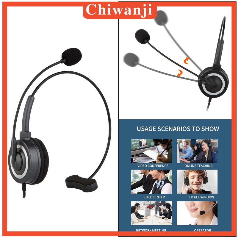 Tai Nghe Chụp Tai Có Dây Cổng Usb Kèm Mic Cho Trường Học / Công Sở