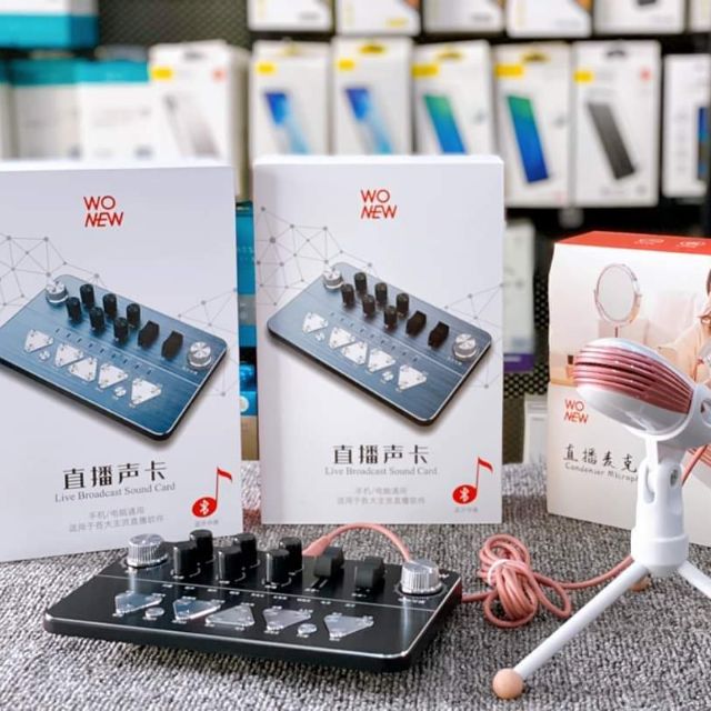 Bộ chỉnh âm SOUNDCARD LIVESTREAM WONEW