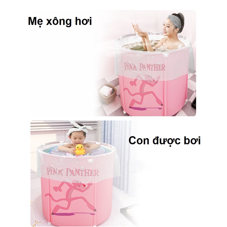 Bồn Tắm Gấp Gọn, Ngâm Thảo Dược Dành Cho Bé Và Người Lớn