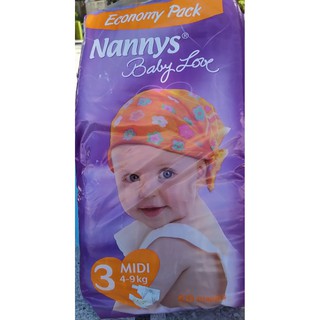 Bỉm/Tã dán Nannys Mini ( S ) (2kg-5kg) 50 chiếc/ 01 gói
