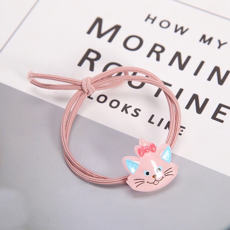 Dây Cột Tóc Dạ Quang Phát Sáng Hình Dễ Thương, Dây Cột Tóc Hàn Quốc Đẹp