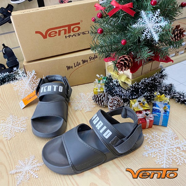 Sandal Vento Nam SD-FL17 Màu Tro BST2020