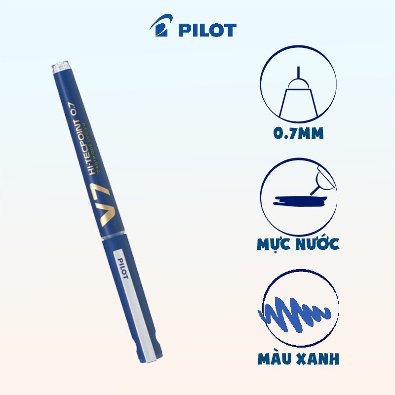 Bút mực nước Pilot HI-TECPOINT V7 Cartridge System nét 0.7mm