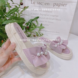 Dép đế bánh mì cao 4cm [VIDEO+ẢNH THẬT SHOP CHỤP]