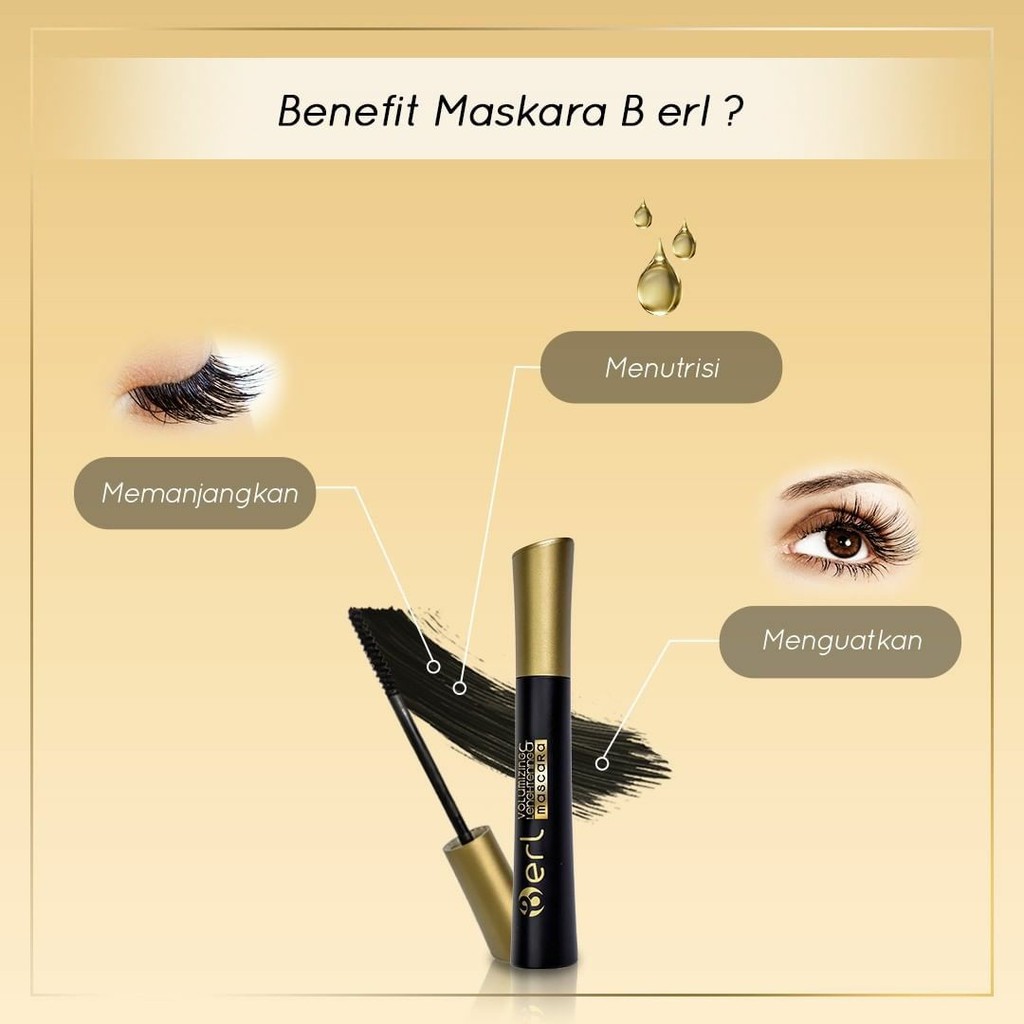 (Hàng Mới Về) Mascara Chuốt Mi Làm Dày Và Dài Mi Chính Hãng Berl 100 | BigBuy360 - bigbuy360.vn