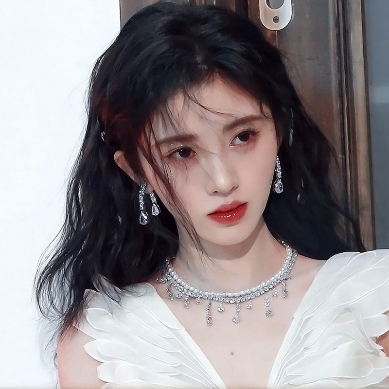 Bông Tai Hình Giọt Nước Đính Đá Thời Trang