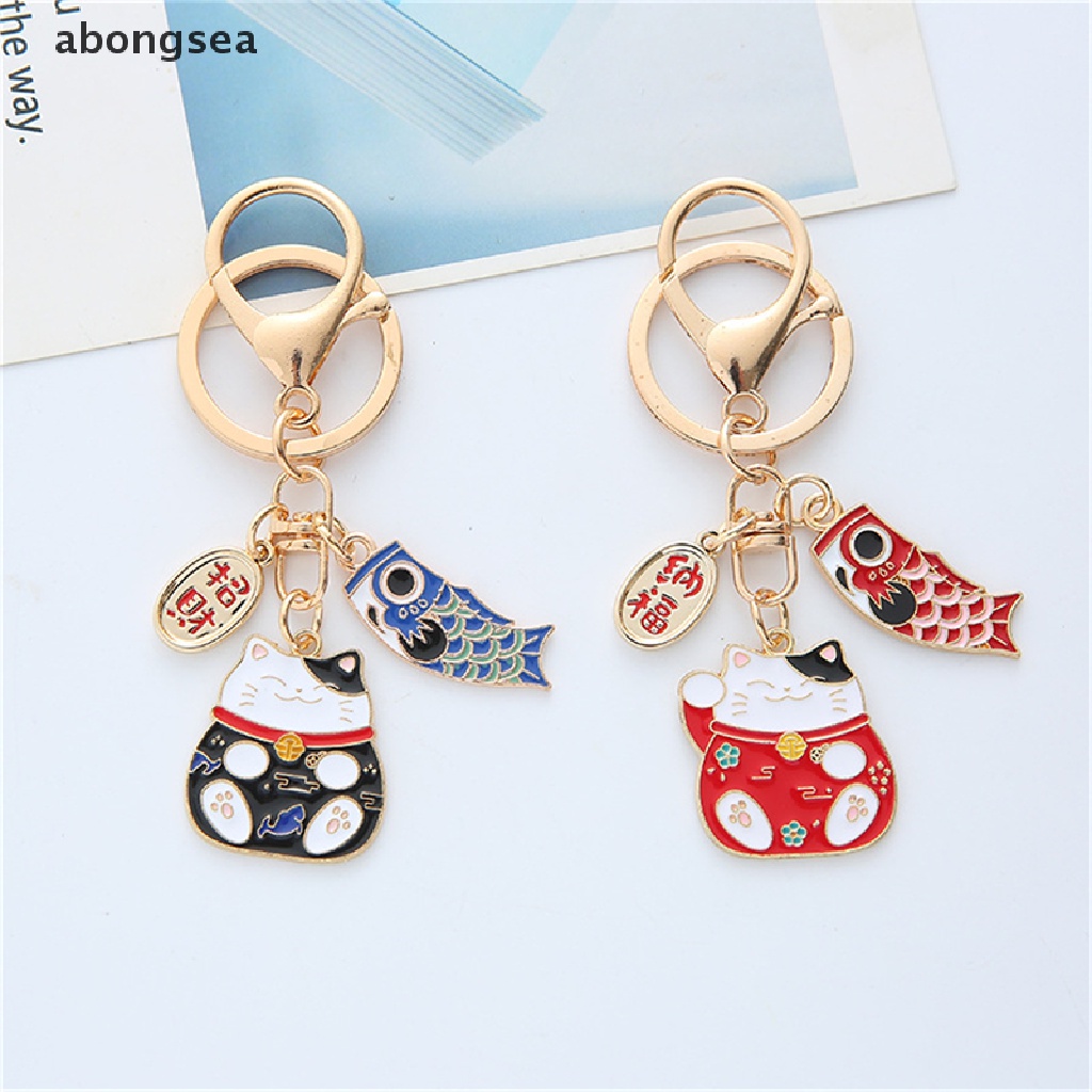 Hoa Tai Hình Mèo May Mắn Thời Trang