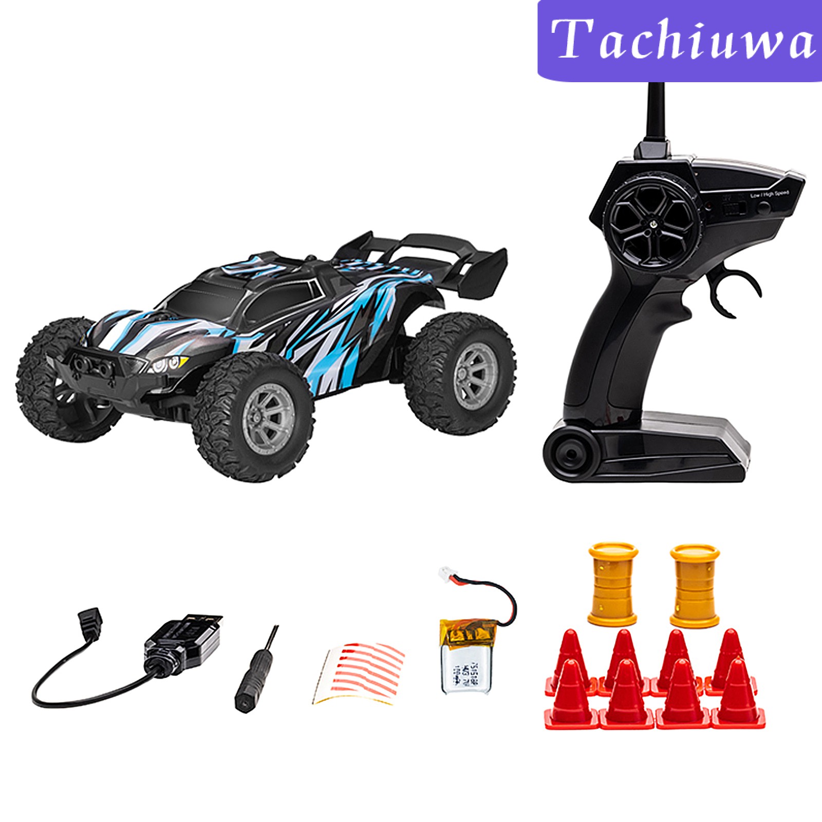 RC Xe Tải Địa Hình Điều Khiển Từ Xa Tốc Độ Cao S658 1 / 32 2.4ghz 2wd 1