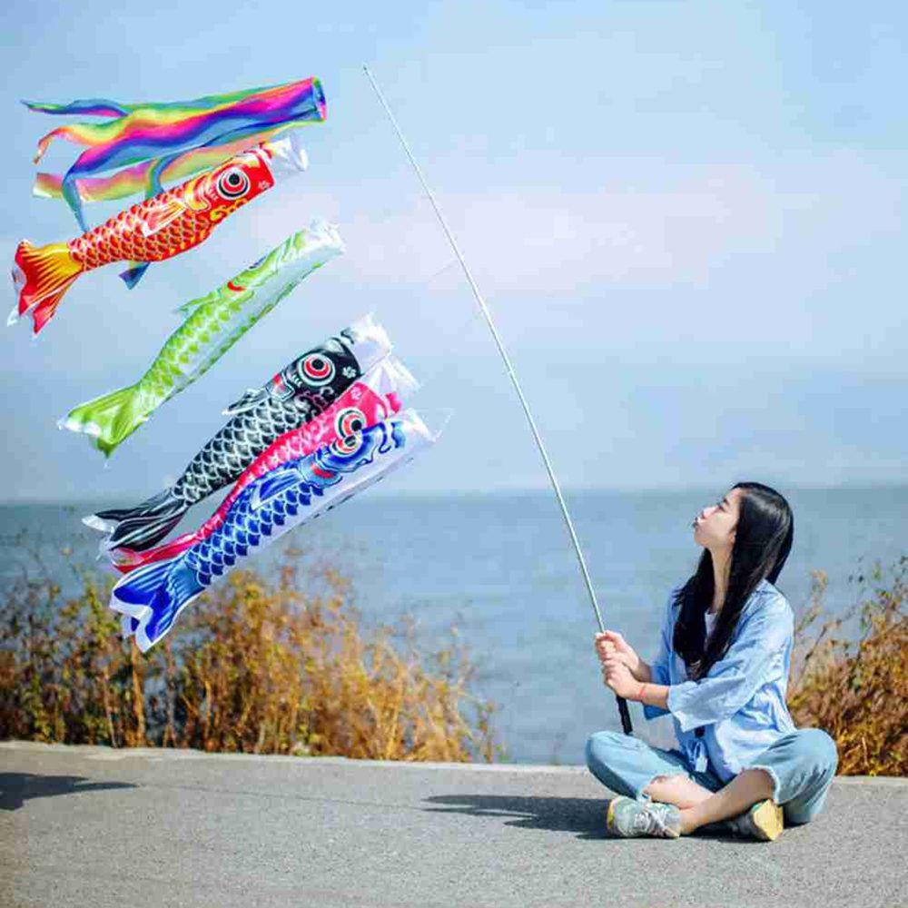 Cờ Treo Trang Trí Hình Cá Koi Sáng Tạo