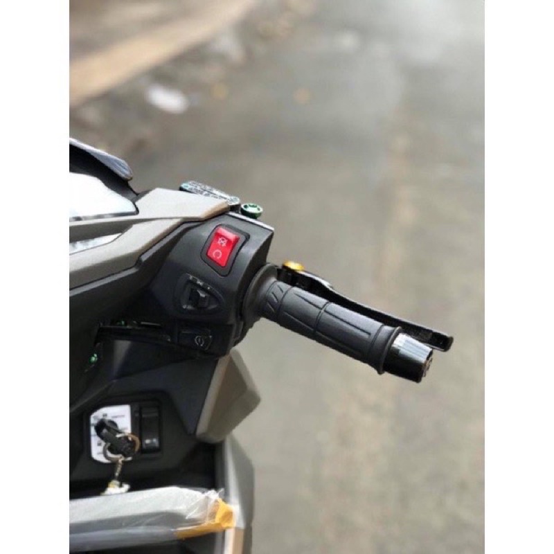 Nút Công Tắt ldling Stop Màu đỏ giống 300i Cho Xe Sh,AB,Vario ,Click,Lead,Vision :