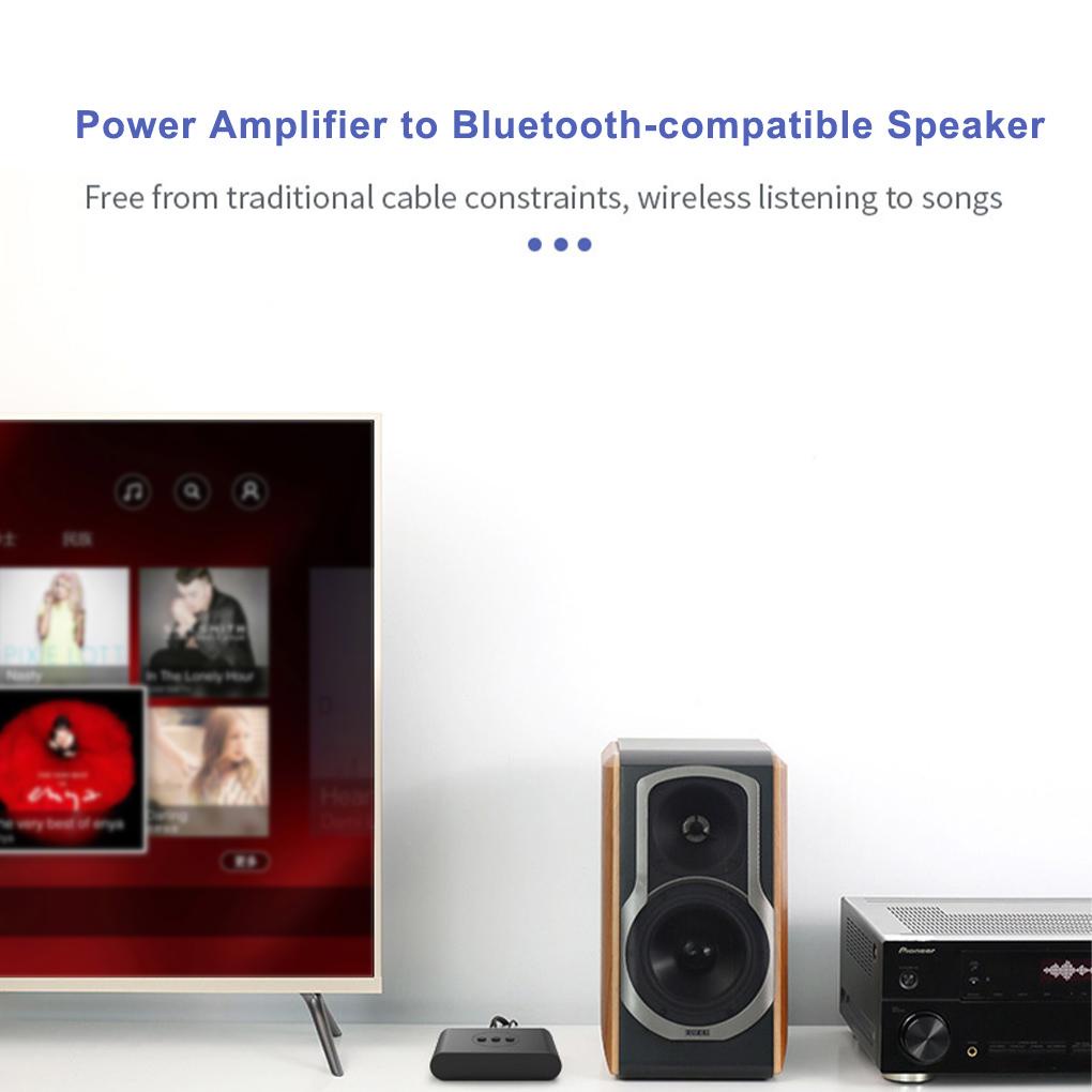 Bộ Chuyển Đổi Âm Thanh Bluetooth 5 0 Với Cổng 3 5mm Và Cổng RCA Tích Hợp Micro