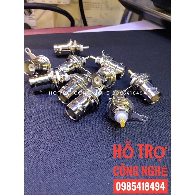 Jack BNC caia bắt máy hàng chuẩn đồng mạ vàng- giá 1 chiếc