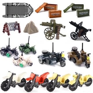 Mô Hình Đồ Chơi Lego Lắp Ráp Xe Máy Chiến Đấu SWAT WW2