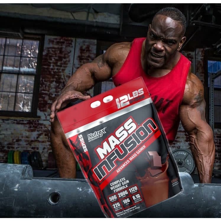 Nutrex Mass Infusion  Sữa Tăng Cân, Tăng Cơ Nạc Hiệu Quả, Bổ Sung 50G Protein, 22G EAA, 10G BCAA, 19 Lần Dùng