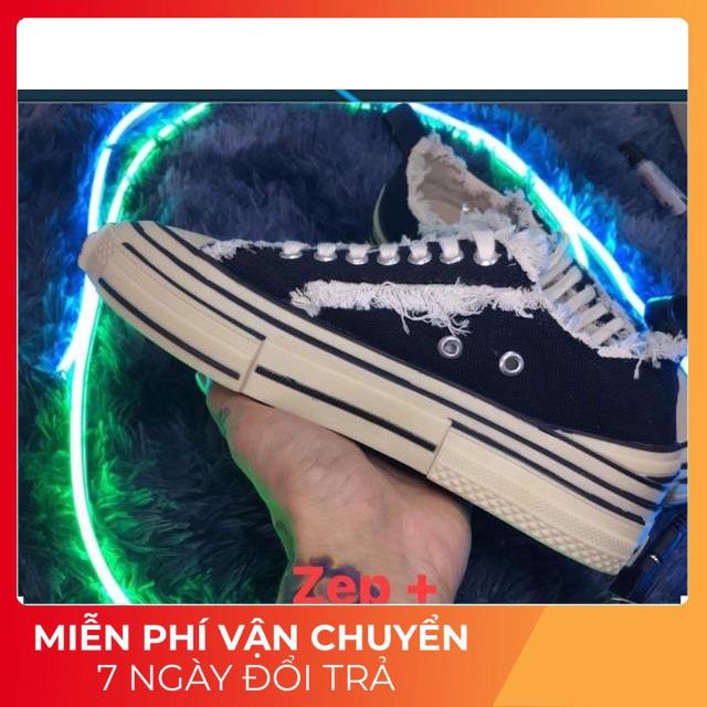 (⚡️Zep 11⚡️Ful bok⚡️tặng tất⚡️quà⚡️)Giày thể thao,sneakers nam nữ Xvesse.l đế gỗ êm chân tăng chiều cao G193